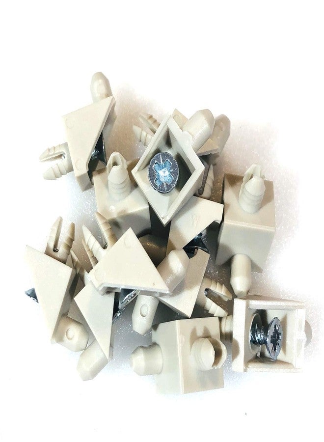 ReplacementScrews مسامير بديلة بيج اللون لدبابيس دعم الرفوف متوافقة مع قطعة ايكيا رقم 115344 (باكس، كومبليمنت) (عبوة من 12 قطعة) - Image 3